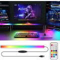 Miniatyrbild 5 av 5: Touch RGB-skärm under-display ljusremsa Spel RGB LED-ljusremsa med smart APP Bluetooth fjärrkontroll hastighetsjusterbar färg USB-driven ligh