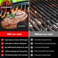 Miniatyrbilde 4 av 5: Set med 8 grillmatter for grill - 40x33cm - Teflonmatte, non-stick og PFOA-fri - Tåler temperaturer opptil 260°