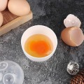 Miniatyrbild 5 av 5: 6 st äggpocherare Lätt äggkokare Plast äggpocherare Kokt mikrovågsugn Ägg Mikrovågsugn Panna Non-stick Återanvändbar med lock för att laga perfekta pocherade ägg