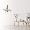 Miniatyrbillede 2 af 5: (Sort) 4 stk. Benmonteringsplader i rustfrit stål til møbler, bord, sofa med ophængningsbolte og skruer Lænestol Sædeforsyning