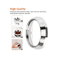 Miniatyrbillede 4 af 5: 51mm kaffepulverringe - doseringsring - magnetisk kaffedoseringsring, velegnet til kaffemaskiner og udgør et essentielt værktøj til manuel infusion