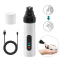 Miniatyrbilde 1 av 5: Hundenagelsliper, hundeklotrimmer med LED-lys, super stille, oppladbar elektrisk, for små, mellomstore og store hunder og katter
