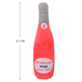 Miniatyrbillede 5 af 5: Plush Hundelegetøj Pet Kvækkende Trykt Champagne Tequila Flaskeformet Legetøj Hund Bidresistent Rens Tænder Tyggelegetøj Kæledyr