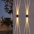 Miniatyrbillede 4 af 5: Sæt med 1 Soveværelse Væglampe, Sort LED Væglampe 7W Varm Moderne Gips Væglampe til Soveværelse Hjem Gang Stue sæt med 1