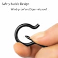Miniatyrbilde 3 av 4: 20 stk. Henger, Skru Kroker for Utendørs Lyslenker, Sikkerhetsspenne Design, Enkel Utgivelse