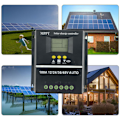 Miniatyrbild 2 av 5: Automatisk identifiering av spänningssolpanelregulator MPPT LCD-skärm Enastående system Elektriska energiproduktionssystem för uppladdningsbar litium