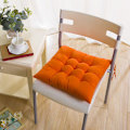Miniatyrbillede 1 af 3: 41 x 41 cm behagelig blød sædehynde til indendørs og udendørs brug orange