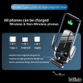 Miniatyrbillede 4 af 5: 15W hurtig trådløs billader, telefonholder, automatisk fastspænding, biltilbehør, kompatibel med iPhone 13 Pro, 12 Max Mini/11/XS/XR Samsung S20/S1