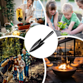 Pikkukuva 4 / 5: Puutarhalapiot, puutarhalapio, hiekkalapiot rannalle. Kestävät metalliset puutarhatyökalut, puutarhataltta, käsilapio ergonomisella kahvalla, pieni puutarha