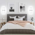 Miniatyrbillede 4 af 5: Indendørs LED-væglampe, 12W akryl væglampe kølig hvid 6000K, moderne design dekor væglampe til stue, soveværelse, gang, badeværelse (kold hvid)