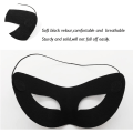 Miniatyrbillede 3 af 5: Sort maske til maskerade, Halloween-masker til maskerade, sort mardi gras-maske specielt til kostume, venetiansk fest