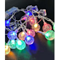 Miniatyrbild 2 av 3: LED liten boll ljussling blinkande lampor Internet kändis bubbla boll dekorativa ljusslingar utomhus camping atmosfär lampor