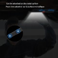 Miniatyrbilde 4 av 4: Oppladbar LED arbeidslampe, dobbel fargekombinasjonslys inspeksjonslampe og 5W COB LED lommelyktlampe med dobbel magnetisk for Auto Gar