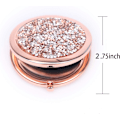 Pikkukuva 4 / 4: amplifies Small Makeup Mirrors Circular Pocket Makeup Mirrors