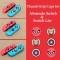 Miniatyrbillede 3 af 5: 2 stk. skridsikre silikone analoge trådløse controllerbeskyttelseshætter, der er kompatible med Nintendo Switch og Nintendo Switch Lite (C)