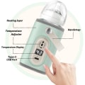 Miniatyrbillede 2 af 5: Bærbar flaskevarmerpose til baby USB-drevet varmepose isoleret varmepose rejsekop bærbar i bilvarmere drikkevarm mælke termostatpose til N