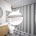 Miniatyrbillede 5 af 5: 24 stk. plastik bruseforhængsringe gardin C-ring krog hængende badekar gardin gardin glideclips badeværelse brusevindue (transparent)