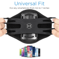Miniatyrbilde 5 av 5: Smarttelefonbelteholder, Universell Ryggsekk for Mobiltelefoner opptil 7'' Tommer - 360° Rotasjon Gym Jogging Sykling iPhone X 11 12 Max 13 Pro, Samsung Not