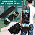 Miniatyrbillede 5 af 5: Skateboard Rygsæk (80*20cm), Skateboard Beskyttelse, Skateboard Rygsæk - Sort, Universal til 7.75, 8 og 8.25 Tommer Skateboards