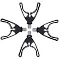 Miniatyrbilde 1 av 4: 4 stk fiskestang holder, fiskestang holder, U-formet stanggrep holder, fiskestangstøtte, for match fiskestenger, bank stick, Fi