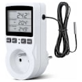 Miniatyrbilde 1 av 5: Digital Temperaturkontroller, Termostatkontakt Varme Kjøling LCD Temperaturkontroller, 200v-250v for Fast Temperaturkontroller