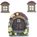 Miniatyrbillede 1 af 4: Stor skovfe dør til fehave, lysende 12,8x14,8cm