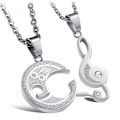 Pikkukuva 1 / 5: Yaadannoo muuziqaa puzzle sibiilaa hin goggogne dhiiraa fi dubartoota walsimsiisuu set pendant necklace