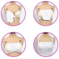 Miniatyrbilde 2 av 5: Kvinners Snap-On Lace Camis 3-pak Svart, Hvit, Rød
