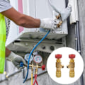 Miniatyrbild 3 av 5: Pack Vätskesäkerhetsventiladapter, R410 R22 Säkerhetsventil, Köldmediekontrollventil, Luftkonditioneringskylventil, för Luftkonditioneringsflödesventiler