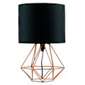 Miniatyrbilde 1 av 5: Bordlampe moderne polyhedral LED bordlampe stue soverom skrivebord nattbord lampe bryter linjelampe gulvlampe