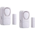 Miniatyrbillede 1 af 5: Sæt med 2 dørvinduesalarmer, magnetisk input sensor tyverisikring carillon tyverisikring carillon 110 dB til hjemmegaragen børnesikkerhed DIY beskyttelse (