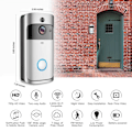 Miniatyrbild 3 av 5: Silver Video Dörrklocka, Trådlös WiFi Smart Video Intercom med Videosystem Hem Säkerhetssystem Video Dörrklocka Video Intercom