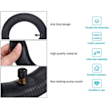 Pikkukuva 2 / 5: 2 kpl M365 Airweight -sisärenkaita, 8,5 tuumaa, sekä 2 rengasrautaa ja venttiilin jatkokappale, Xiaomi Trottinette A, Xiaomi M365 sähköpotkulaudalle.
