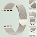 Miniatyrbillede 4 af 4: Band - Rustfrit mesh-løkke i rustfrit stål med magnetisk spænde til kvinder (42mm/44mm/45mm, A--Starlight)