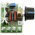 Pikkukuva 4 / 5: 3kpl AC 110V-220V 2000W SCR Suuritehoinen Elektroninen Jännitteensäädin Moduuli Moottorin Nopeudensäädin 25A Erittäin Pieni LED Himmennin Nopeudensäätönupilla