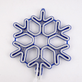 Miniatyrbild 3 av 5: Juldekoration utomhusljus, 40 cm snöflinga snöflingljus, juldekoration blå