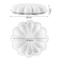 Miniatyrbillede 2 af 5: Enkelt hul solsikke silikone kageform (hvid), kage bageform, non-stick hurtig udløsning, bageform til mousse kager