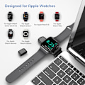 Miniatyrbild 3 av 5: Klockladdare 2 i 1 är lämplig för Apple Watch 7/6/5/4/3/2 generation universell laddare