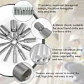 Miniatyrbilde 4 av 5: 12 stk. magnetisk skrutrekkerpipe 6-19mm krom vanadium legert stål slagtrekkerpipe magnetisk sekskantadapter for elektrisk skrutrekker, pipenøkkel