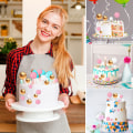 Miniatyrbild 5 av 5: (Vit + Guld + Rosa) Boll topper, 108 mini tårtdekorationer, tårta dekorationsboll cupcake topper, DIY insats tårtdekoration för efterrätt tårtdekoration,