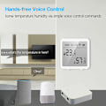 Miniatyrbilde 4 av 5: Temperatur- og fuktighetssensor WiFi Intelligent Hjem Termometer Innendørs Display Dato Digital Tuya Detektor