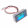 Miniatyrbillede 2 af 4: Multifunktion 10-100V LCD Batterikapacitet Voltmeter Med Temperaturvisning