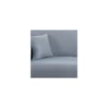 Miniatyrbild 2 av 5: Sofföverdrag 2 sits 145-185cm Sofföverdrag med moderna armstöd överdrag universal elastisk soffa sofföverdrag ljusgrå skyddande överdrag