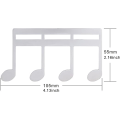 Miniatyrbillede 3 af 5: Musiknodemappe (sort), dagbog musikbog mappe, klavertryksmappe, musikpartiturmappe
