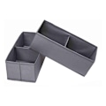 Miniatyrbillede 1 af 5: Foldbare Opbevaringskasser 2 Pak til Voksne, Søde Opbevaringskurve Opbevaringsbeholdere Organizer Skuffer til Tøj, Legetøj, Kontor, 13X28X10CM