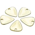 Miniatyrbild 5 av 5: Guld - 5 högkvalitativa metallgitarrplektrumtillbehör för akustisk, bas eller elgitarr.