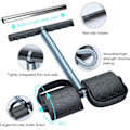 Miniatyrbild 3 av 5: Dragande elastiskt rep spänning buk fjädermaterial exp ben tränare mage trimmer bodybuilding rimentor för fitness yoga träning (svart)