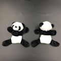 Pikkukuva 3 / 3: Söpö panda plyysi nukke jääkaapin magneetti (5 kpl)