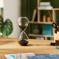 Miniatyrbillede 4 af 4: 5 minutters glas timeglas, kreative personlige glas timeglas ornamenter