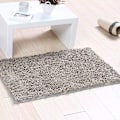 Pikkukuva 2 / 2: Pehmeä Shag Kylpymatto Matto Keittiön Ovi Jalat Matto Liukumaton Imeytyvä Nauha Ovimatto Kylpymatto Suihku Shaggy Matto - 40 x 60 cm, Harmaa
